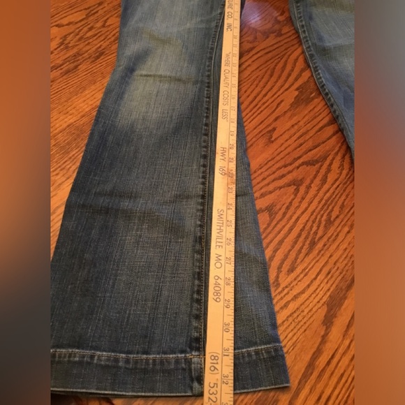 Express Fit & Flare Jeans    Size 12Long - Picture 8 of 10